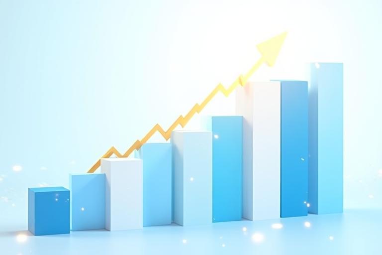 Abstract image representing digital growth and financial strategy